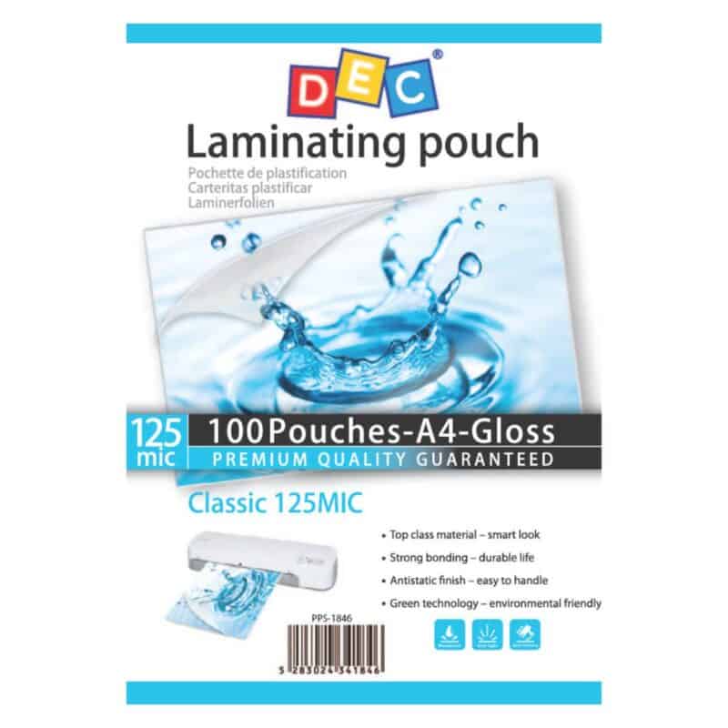 A4 lamination sheet  216*303mm 125mic