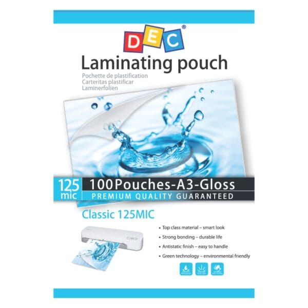 A3 Lamination sheet 303*426mm 125MIC