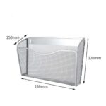 a wire mesh holder with measurements