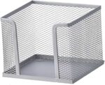 a wire mesh basket on a white background
