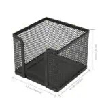a black wire mesh box