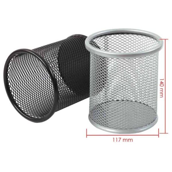 Metal Mesh Pen Cup