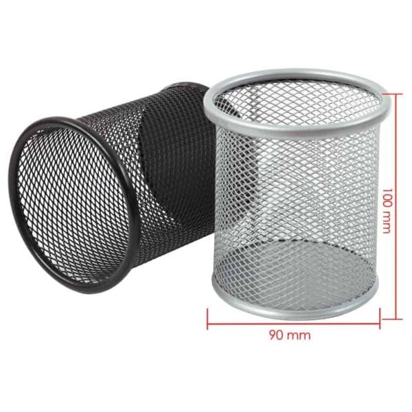 Metal Mesh Pen Cup