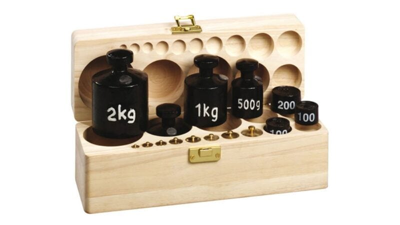 Weight set - cast and brass weights