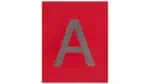 Tactile Plates, Upper Case Letters