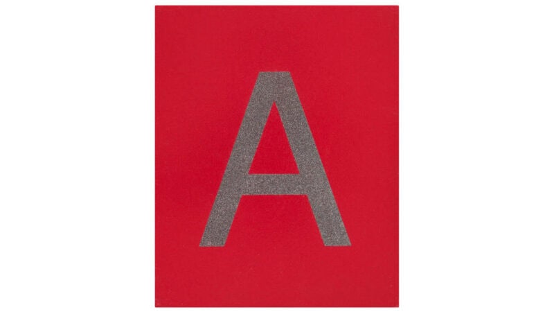 Tactile plates, upper case letters
