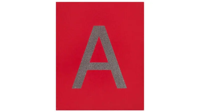 Tactile Plates, Upper Case Letters