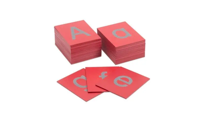 Tactile Plates, Upper Case Letters