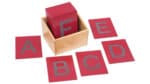 Tactile Plates, Upper Case Letters