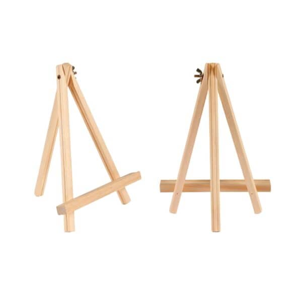 Natural Pine Wood Tripod Easel 18*24cm  Tall for canvas