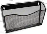 a black mesh object with a white background