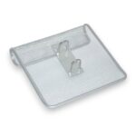 a metal mesh tray with a metal handle