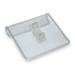 a metal mesh tray with a metal handle