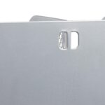a close up of a metal surface