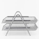 a metal tray with a couple of trays