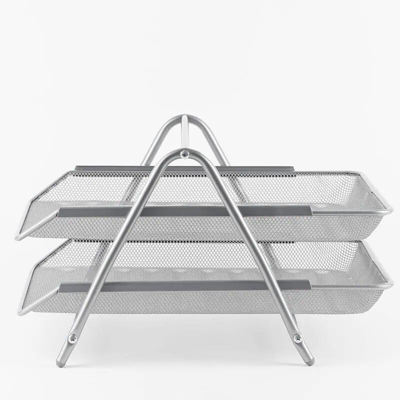a metal tray with a couple of trays