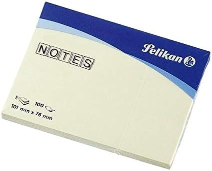 High-Quality Pelikan Self-Adhesive Notes 101mm X 76mm - 100 Sheets Pack for Easy Note-Taking