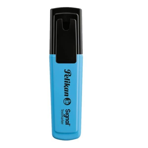 10-Pack Pelikan Highlighter Signal in Bright Blue - High-Quality, Long-Lasting Office Supplies