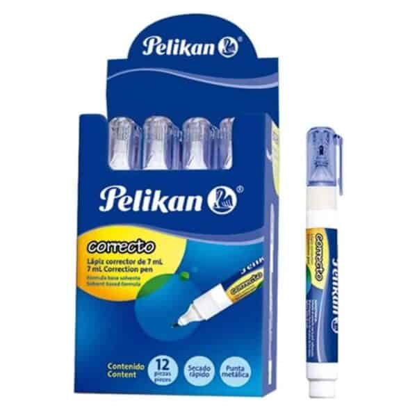 Pelikan 7ml Correction Pen - Quick-Drying, Precision Metal Tip with Protective Cap - Ideal for Accurate Corrections in Stationery and Writing Instruments