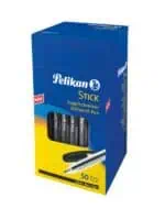 50-Pack Pelikan Stick Ballpoint Pen K86 Black: Premium Quality, Smooth Ink Flow