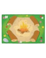 a cartoon of a campfire