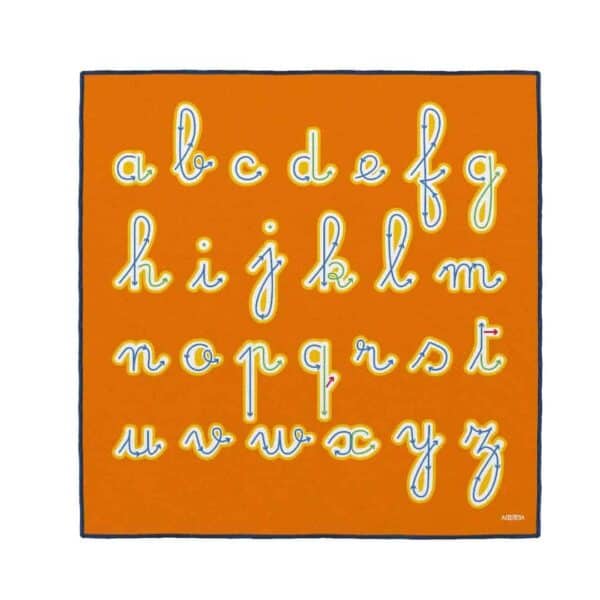 a close-up of a alphabet