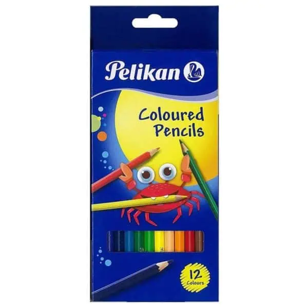 Premium Pelikan 12-Pack Colored Pencils: High-Quality, Break-Resistant Art Tools for Vibrant Drawing and Coloring