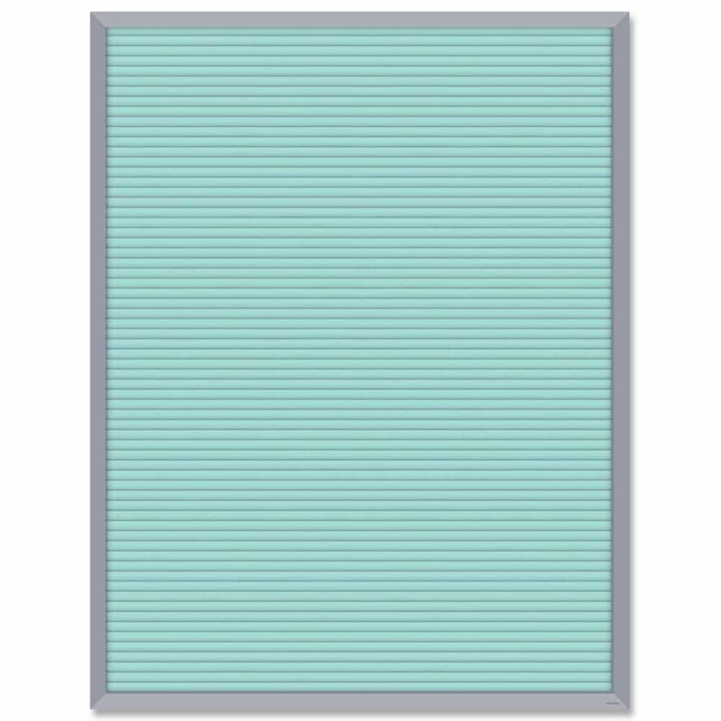 Creative teaching press turquoise letter board blank chart ctp-8778