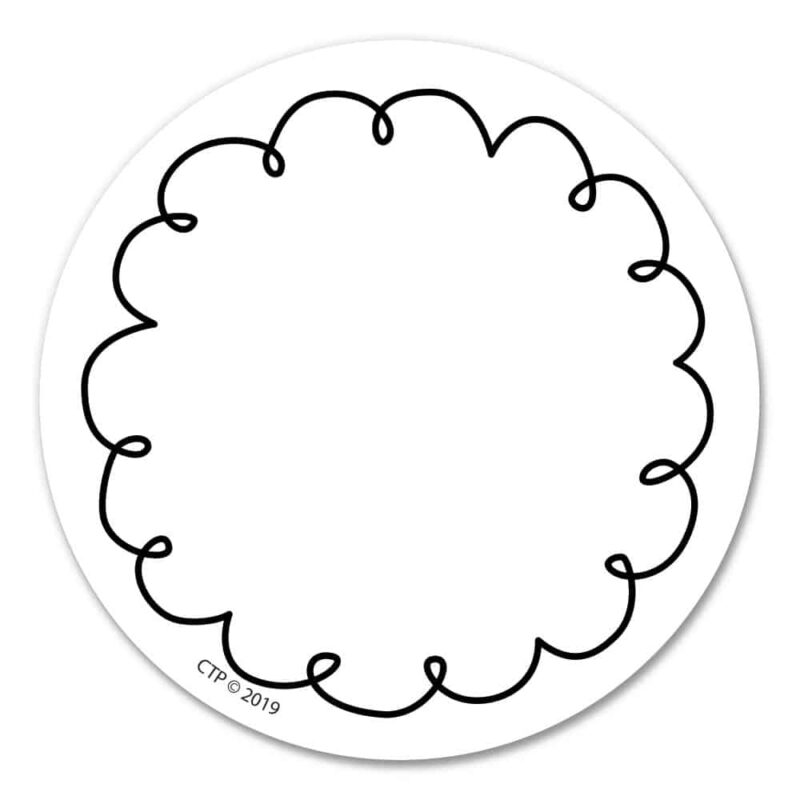 Creative teaching press the perfect go-to cut-out!   so simple and so versatile, these loop-de-loop 3" cut-outs can be used for anything, including accenting a variety of classroom bulletin boards, labeling around the classroom, or as a part of student projects. Add any content (e. G. , math facts, vocabulary or spelling words, or science definitions) to the cut-outs to make instant flash cards, learning cards, or other classroom activity cards. The possibilities are endless. 36 pieces per package
single design