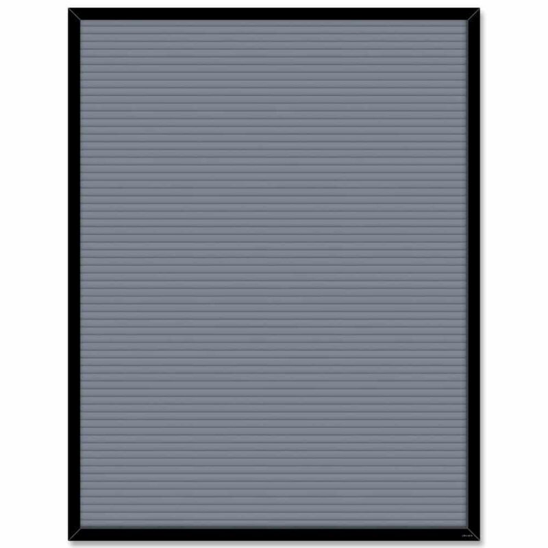 Creative teaching press create your own sign in a snap with this gray letter board blank chart.   the modern gray and black design makes it perfect for many settings, including the classroom, an office, a , a daycare, a college dorm, and more! This blank chart is perfect for making classroom signs and posting classroom messages!   use sticker letters, a chalk pen, or markers, to create your sign.   teacher tip: use this blank chart to make your own anchor chart!    
calm & cool is a décor collection that uses simple patterns and soft colors to evoke a feeling of calmness and to soothe the senses.   the result is a comforting classroom environment that promotes concentration, cohesiveness, and contentment. Chart measures 17" x 22"
 