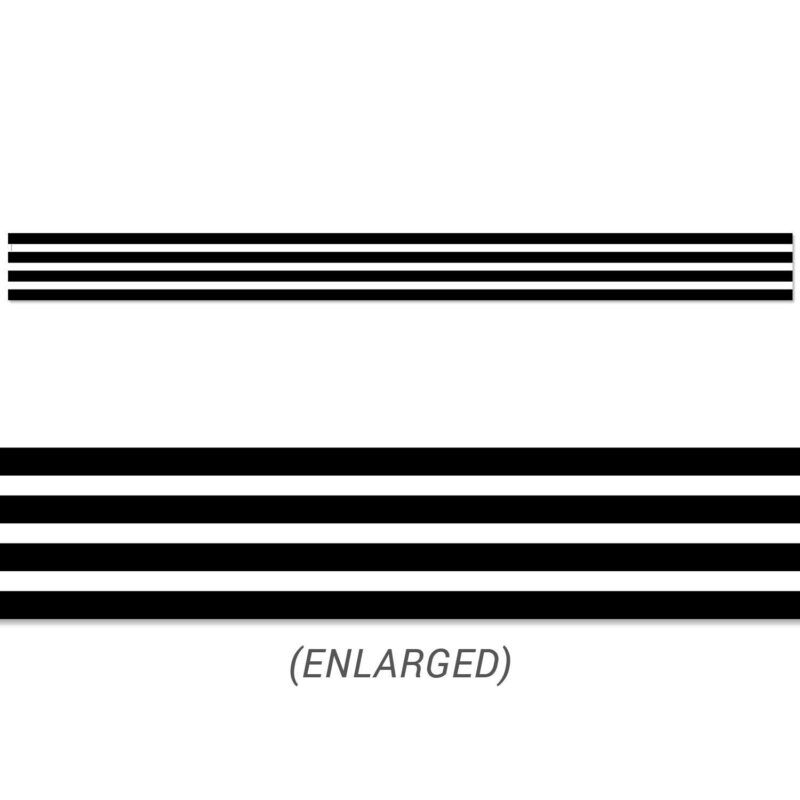 Creative teaching press smart and simple, this core decor black stripes border features black and white contrasting, horizontal stripes. Use it alone to create a classic look or layer it with another border for a unique designer look. Perfect for use on bulletin boards in a wide variety of classroom, office, , and school settings. 35 feet per package
width: 3"