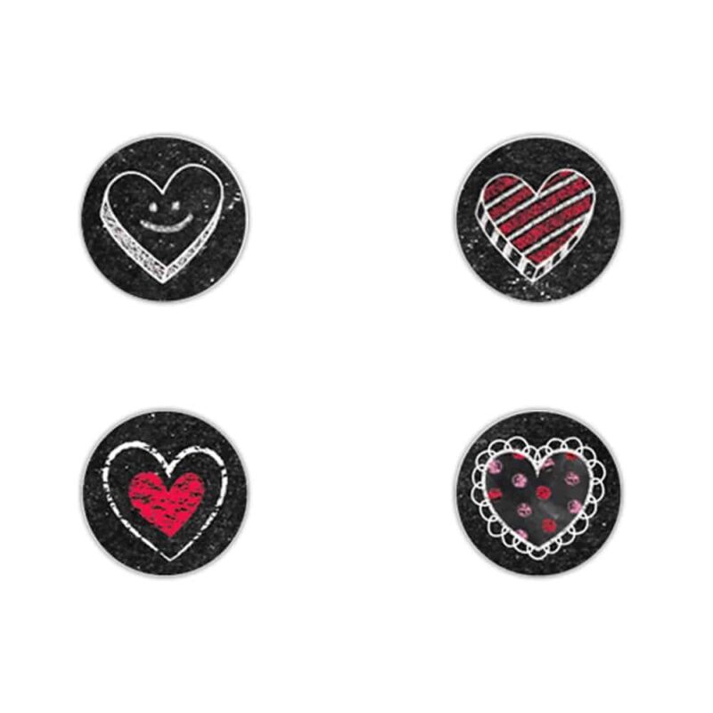 Creative teaching press these chalk it up! Hearts hot spots stickers are perfect for encouraging and rewarding students who give their best efforts. The charming chalk heart design makes these incentive stickers great for use all year long, and especially during february or on valentine's day. Use these mini motivational stickers with our classroom incentive charts and individual student incentive charts. 880 stickers per package approximately ½"