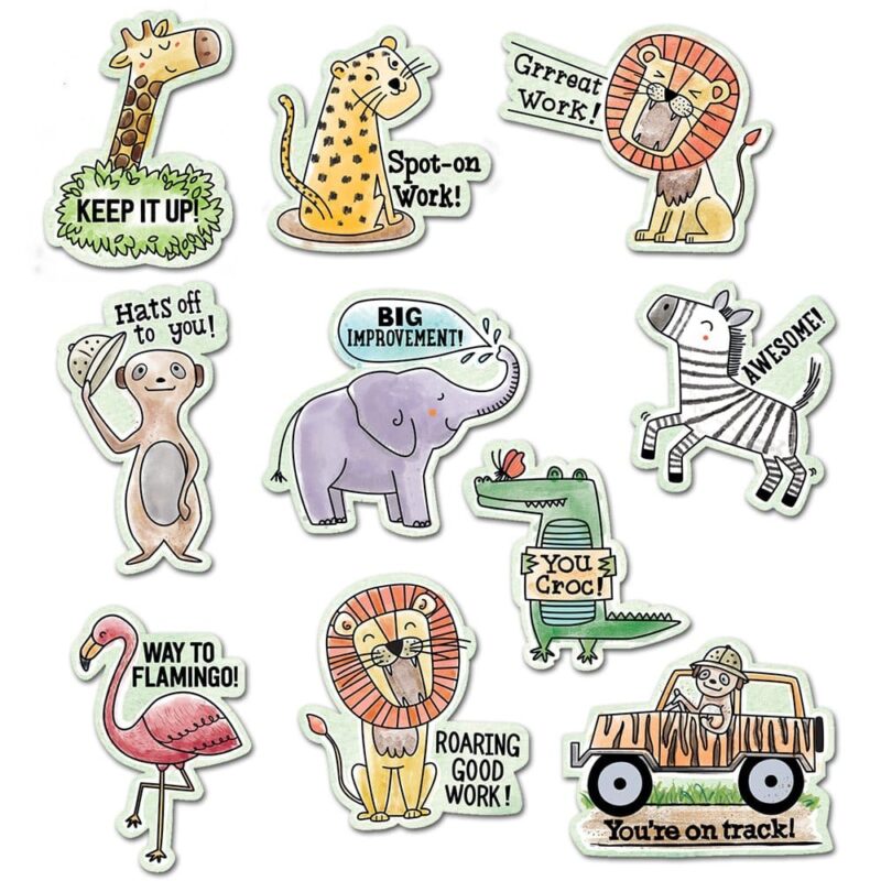 Creative teaching press safari friends safari rewards stickers ctp-2159