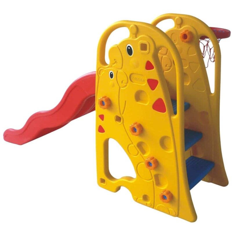 Yucai watch your kids enjoy every moment of fun playing with this slide. Featureseasy assembling and transfer
made of non-toxic materials
designed for children from the age of 3 years and above
made of high quality materials that is durable
suitable for indoor and outdoor play
designed to provide more safety for kids while they play round edges that prevents harms..