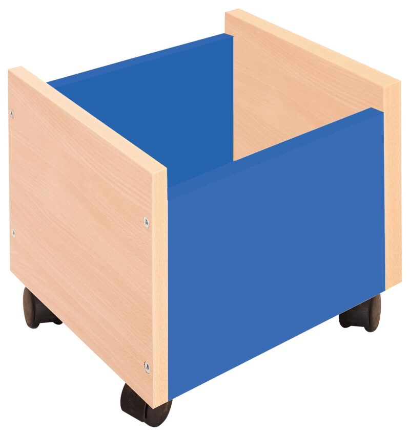 Moje bambino container on wheels blue