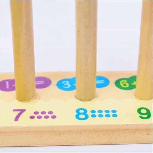 Mkt learning wooden calculate beads