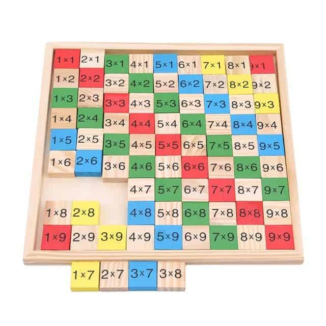 Mkt wooden math educational set