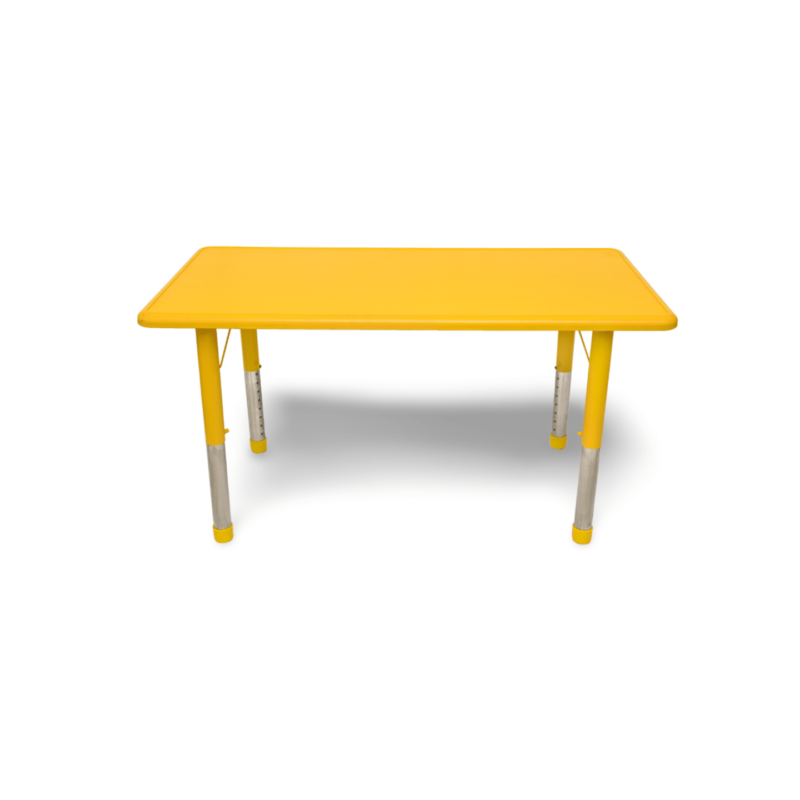 Yucai size: 120x60x37-60cm tabletop material:wood table legs material: steel available color: red, yellow, blue, green