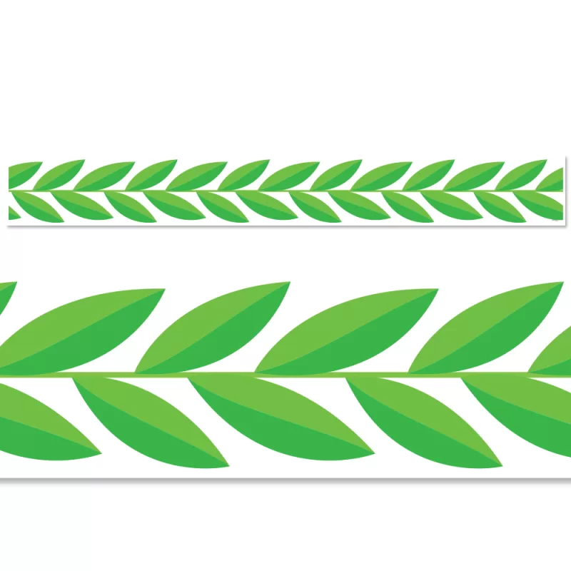 Creative teaching press leaf garland (positively plants, ez border)