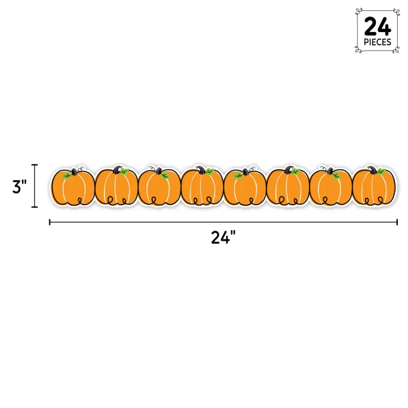 Creative teaching press doodle pumpkins (ez border core decor)
