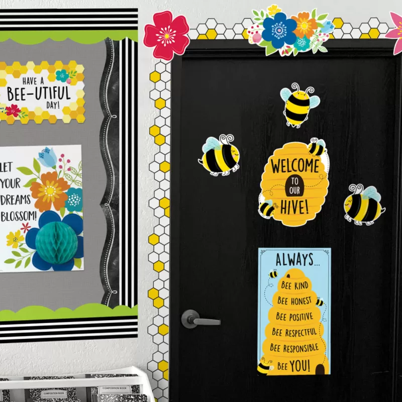 Creative teaching press bees (busy bees) 6" designer cut-outs