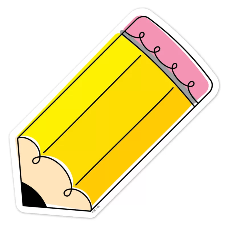 Creative teaching press <p>these chunky yellow pencils will get the point across! Doodle pencil 6" designer cut-outs are perfect for accenting a variety of classroom displays, bulletin boards, and student projects. The frame cards make great labels on cubbies, student folders, supply bins, binders, and more! Add content (e. G. , math facts, vocabulary words, or science concepts) to the cards to make instant flash cards, learning cards, or student activity cards. </p><ul><li>36 pieces per package</li><li><span style="font-family: calibri, arial, helvetica, sans-serif; font-size: 16px; background-color: rgb(255, 255, 255);">approximately 3" x 6"</span></li></ul>