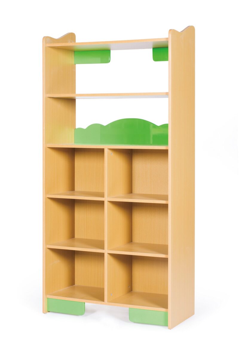 يوكاي مقاس : 82x38x171cm توفر وحدات تخزين الألعاب الخشبية للفصل الدراسي حلاً بسيطًا لتخزين وتنظيم جميع ألعاب الفصل الدراسي.