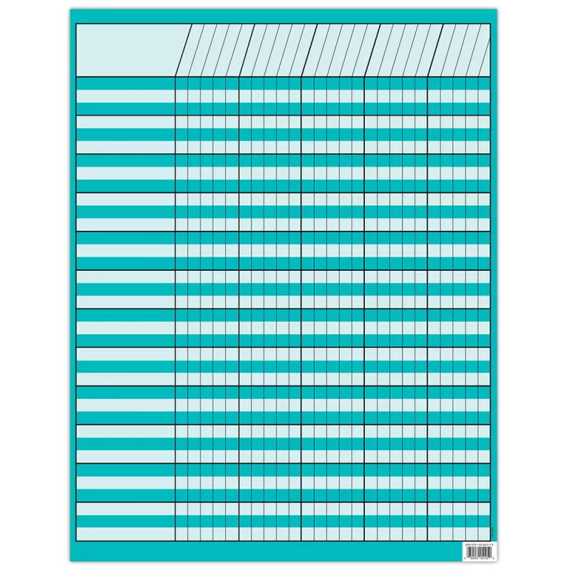 Creative teaching press students will take pride in keeping track of their progress with this colorful incentive chart! <ul> <li>space for 35 student names and 20 assignments</li> <li>measures 17" x 22"</li> </ul>