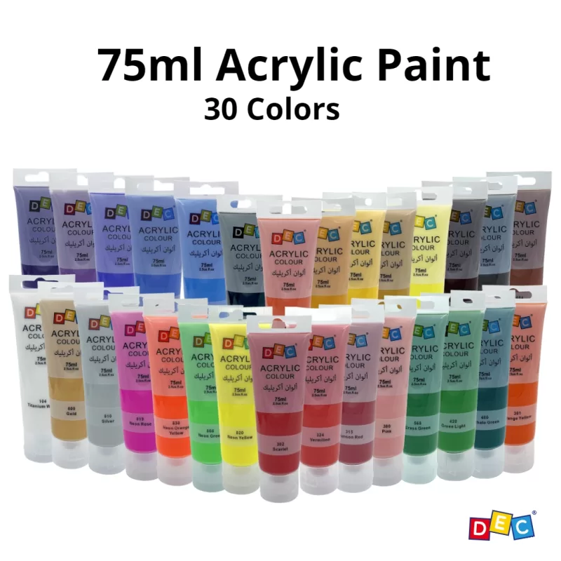 Dec artists acrylic paint 75 ml dec