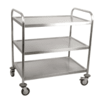 Vinco Educational 3-Level Serving Trolley