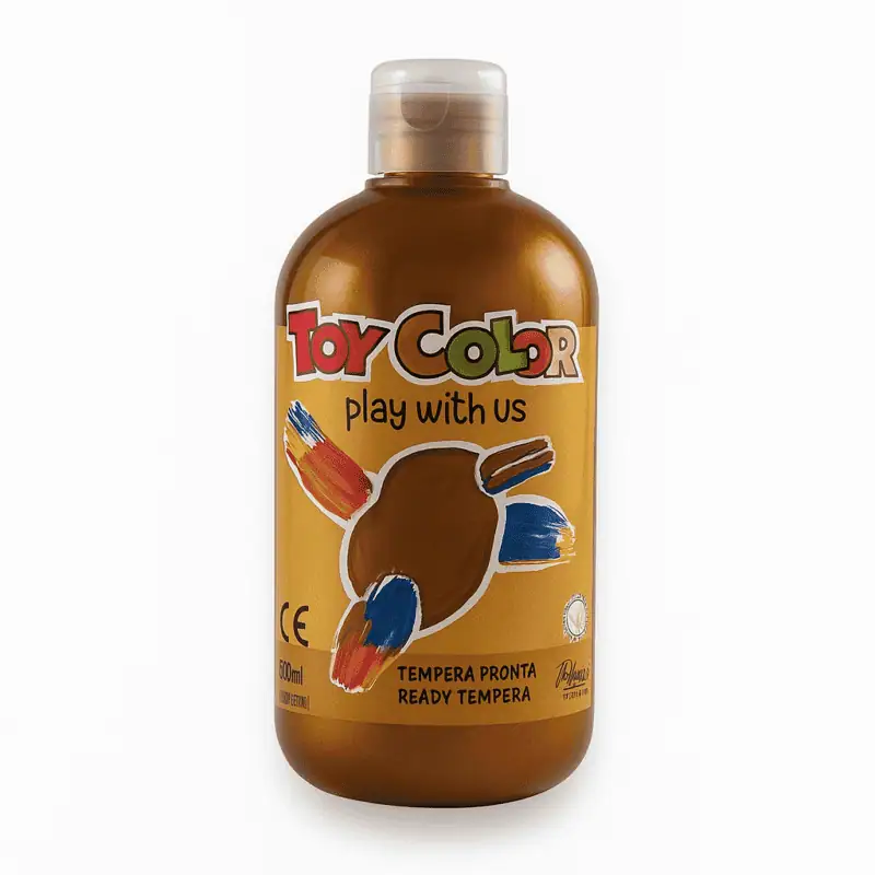 ⁦Toy Color superwashable tempera 500 ml - Bronze⁩ - الصورة ⁦1⁩