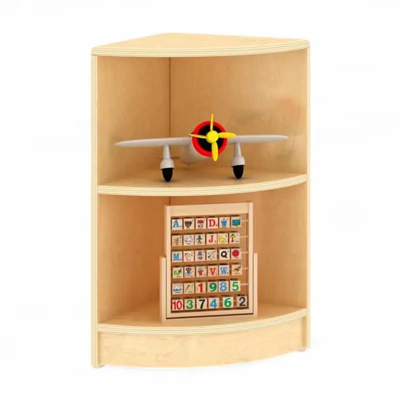 Premium Wooden Children's 2-layer corner cabinet - Image 1