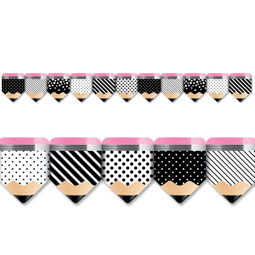 10519.jpg Striped & Spotted Pencils (Bold & Bright, Ez Border) - Image 1