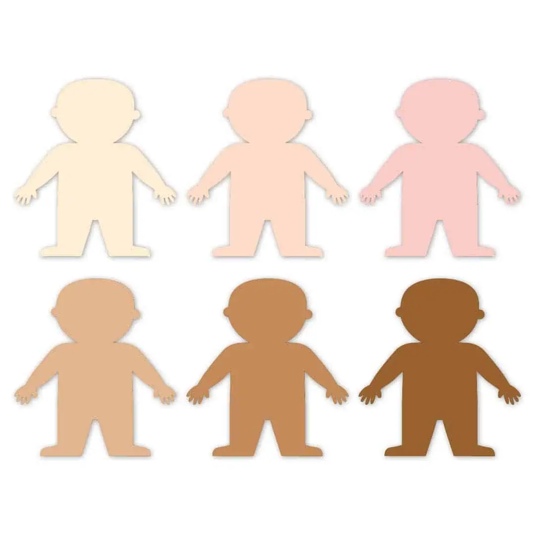 10592_1.jpg Multicultural People 6" Designer Cut-Outs - Image 1